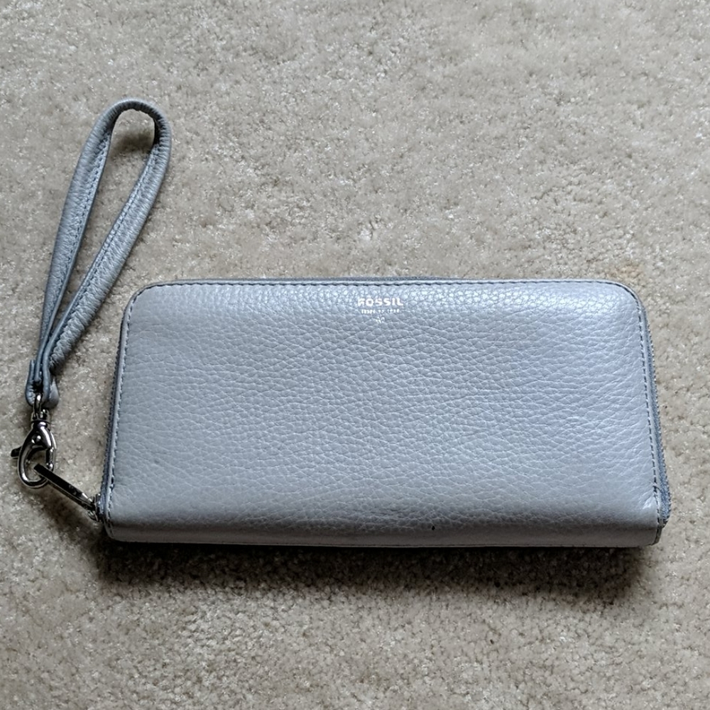 Logan RFID Zip Around Clutch